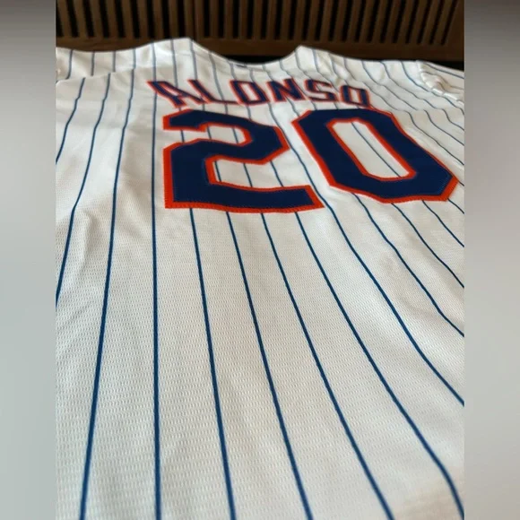 Nike Authentic New York Mets Pete Alonso #20 MLB Baseball Jersey Men's Sz XL - Picture 8 of 8